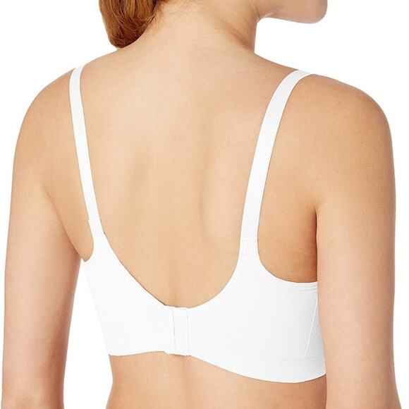 Playtex Women's Maternity & Nursing Seamless Wirefree Bra White 2X - Picture 3 of 11